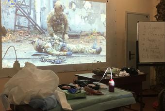 Бійці ДФТГ ТрО Деснянського району провели тактичні заняття