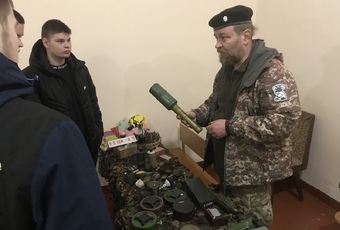 Вишкіл студентів-правників в Центрі національного спротиву